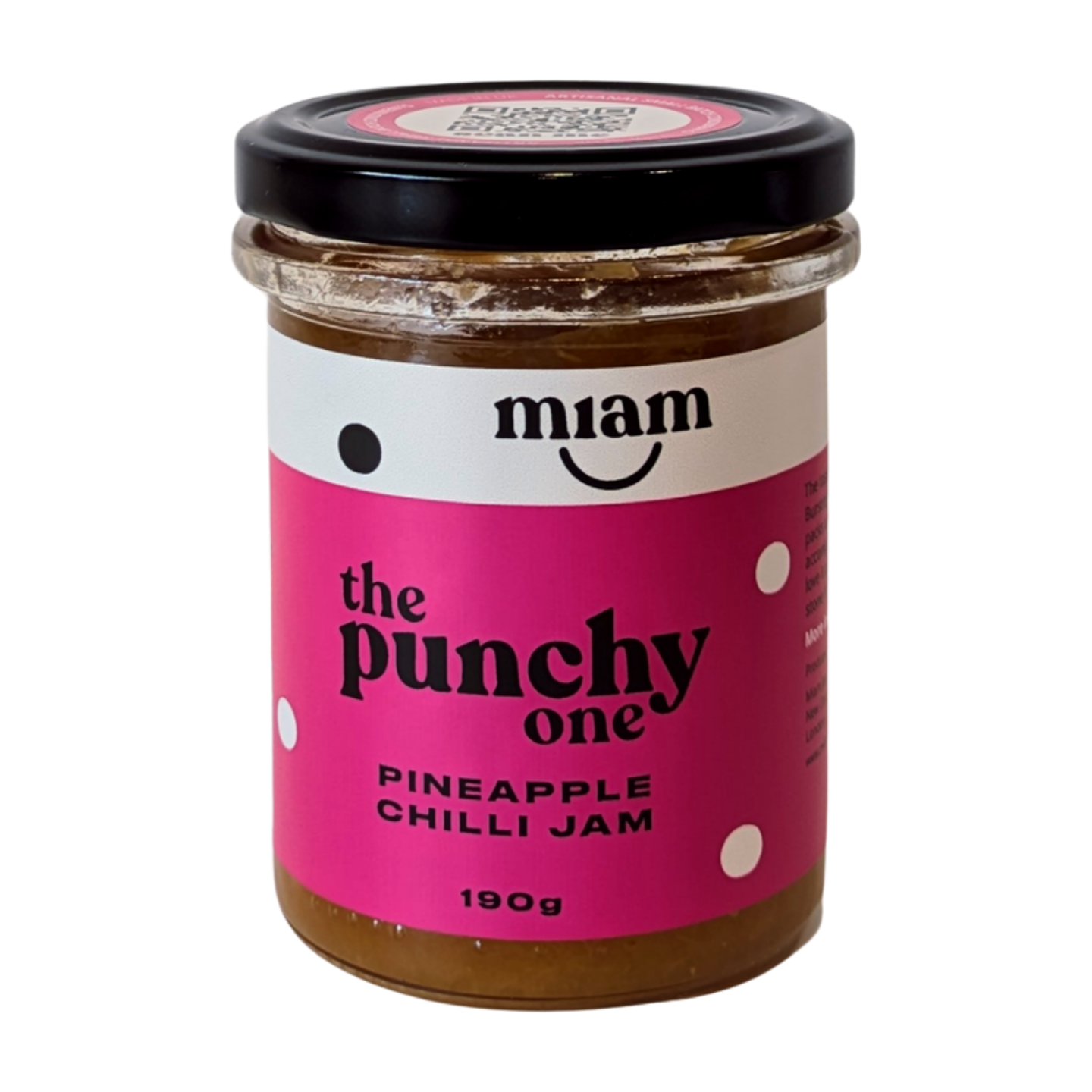 Miam The Punchy One: Pineapple Chilli Jam (190g) Miam
