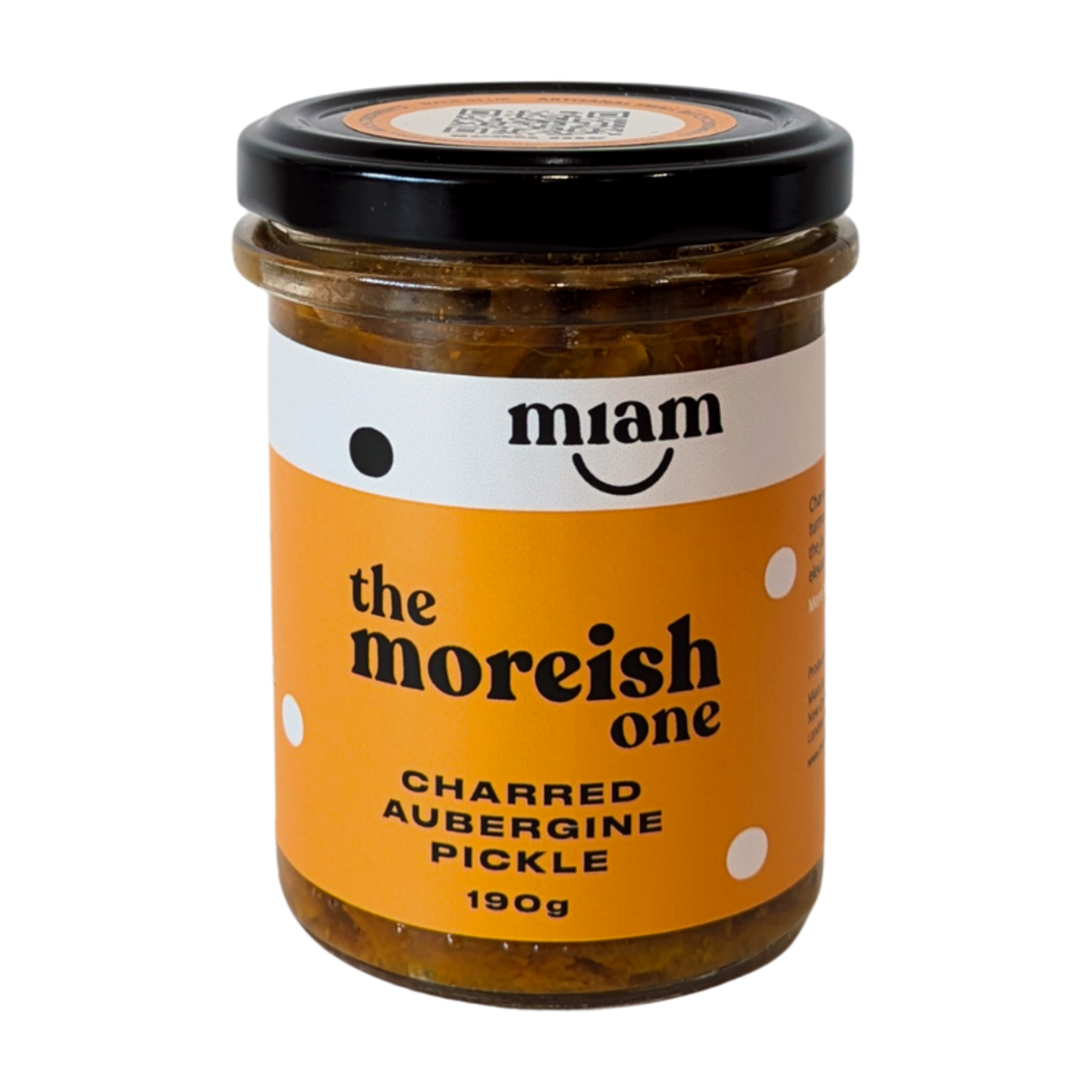 Miam The Moreish One: Charred Aubergine Pickle (190g) Miam
