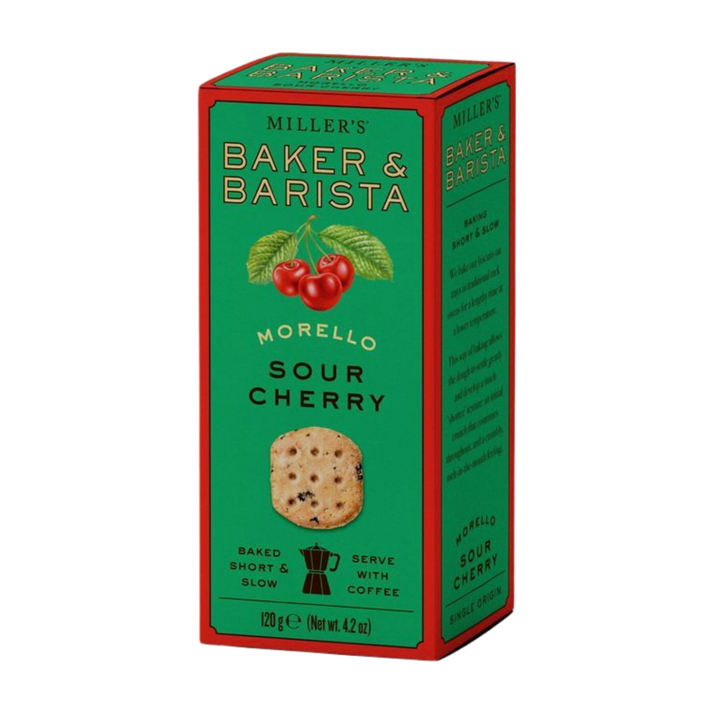 Artisan Biscuits Miller's Baker & Barista Morello Sour Cherry Biscuits (120g) Artisan Biscuits