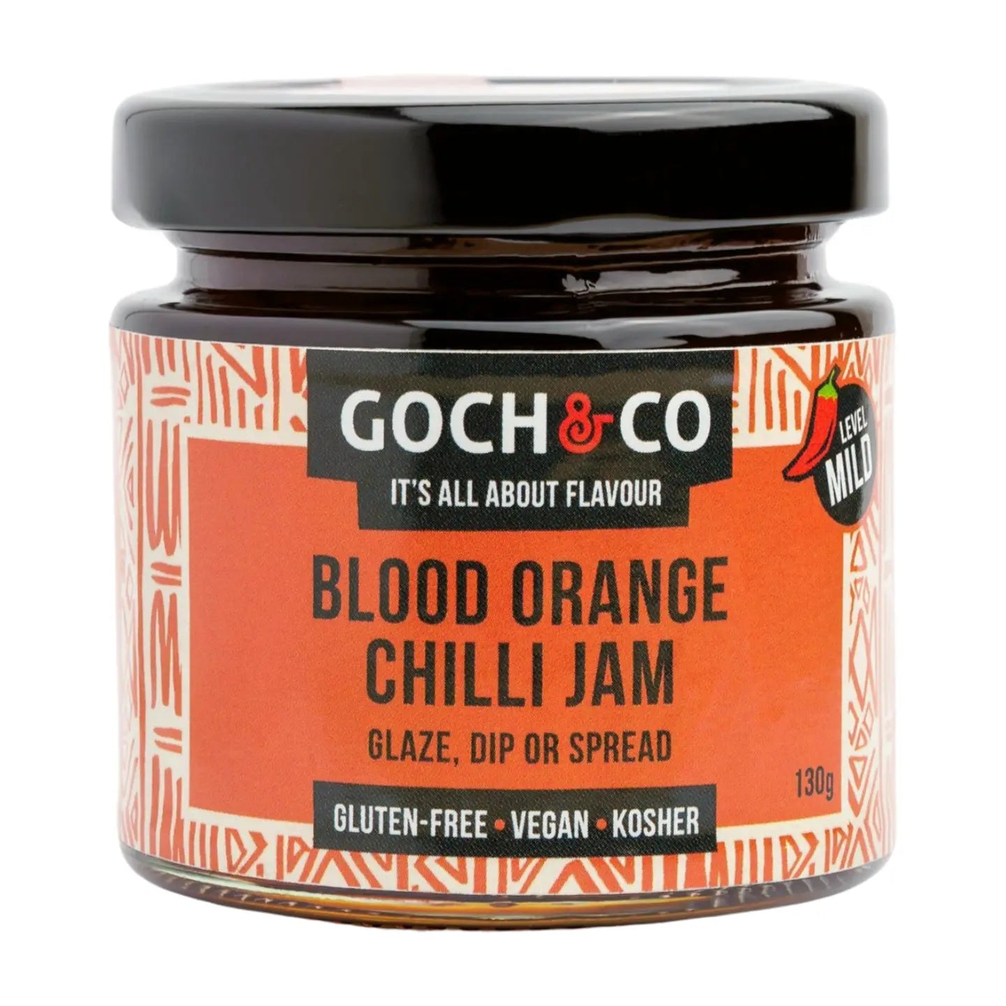 Goch & Co Blood Orange Chilli Jam (130g) Goch & Co