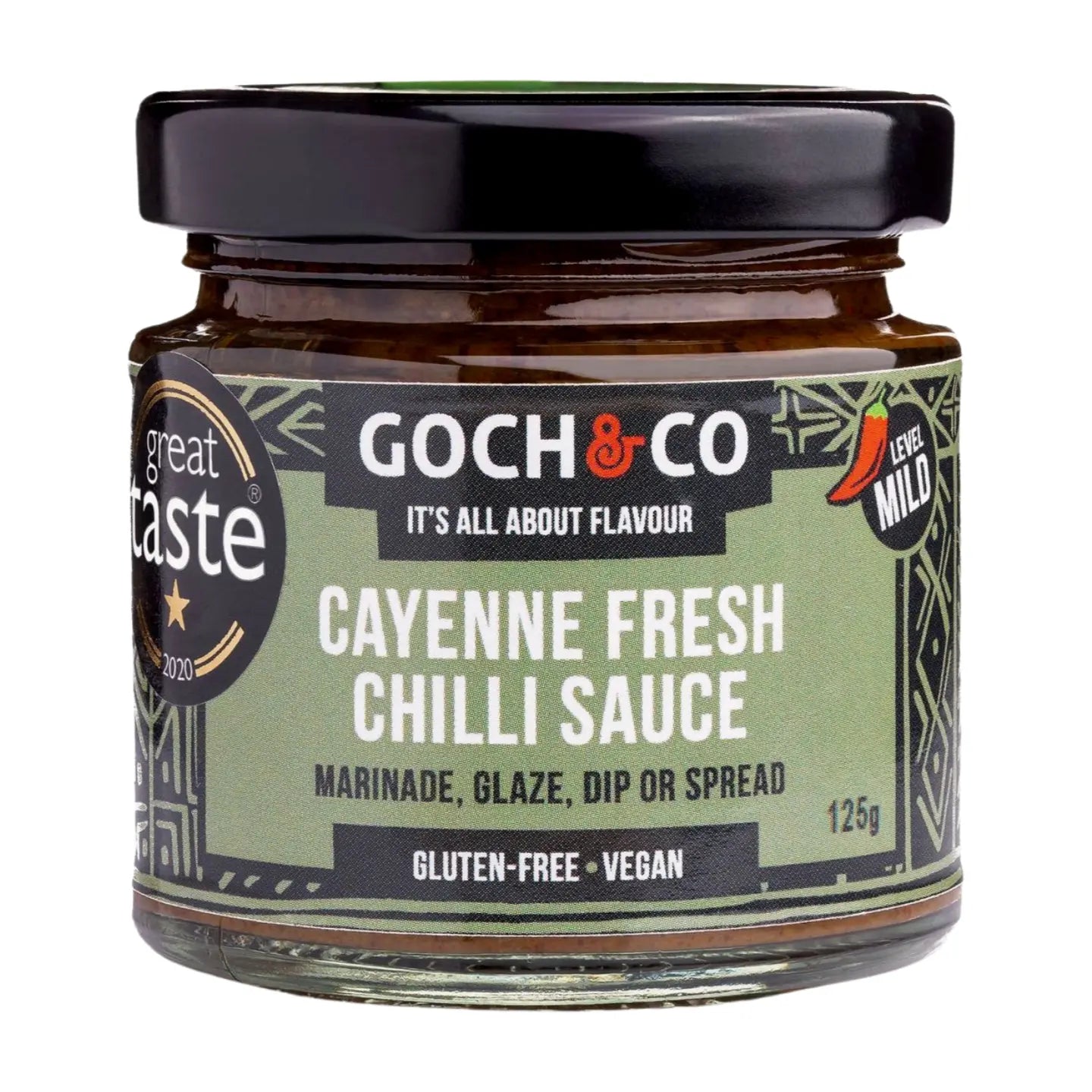 Goch & Co Cayenne Fresh Chilli Sauce (125g) Goch & Co