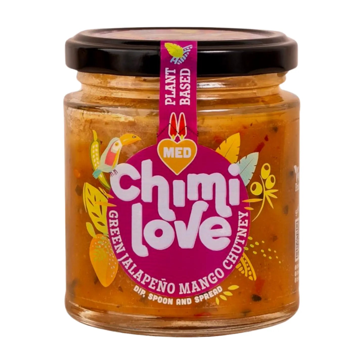 ChimiLove Medium Green Jalapeno & Mango Chutney (165g) ChimiLove