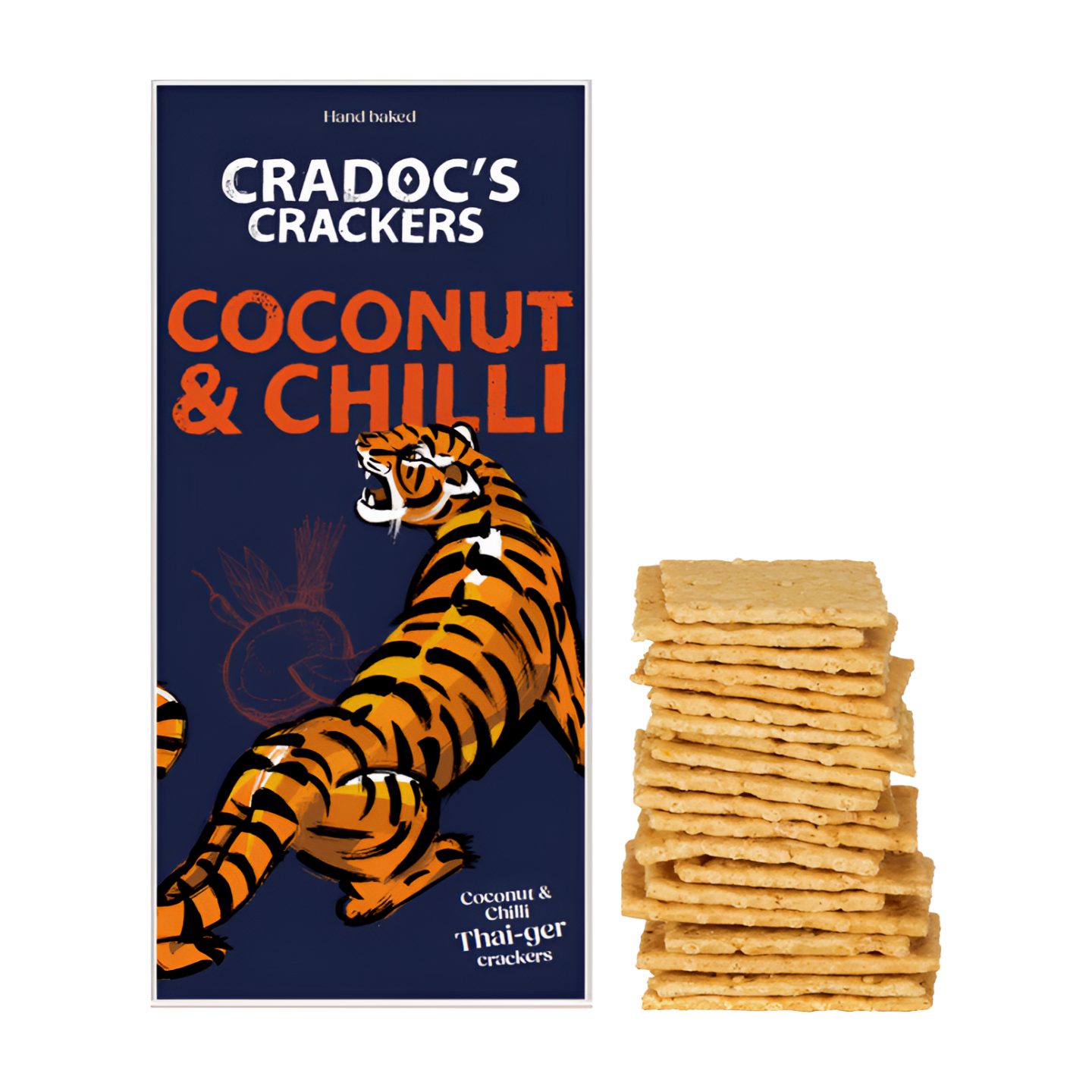 Cradoc's Coconut & Chilli Crackers (80g) Cradoc's