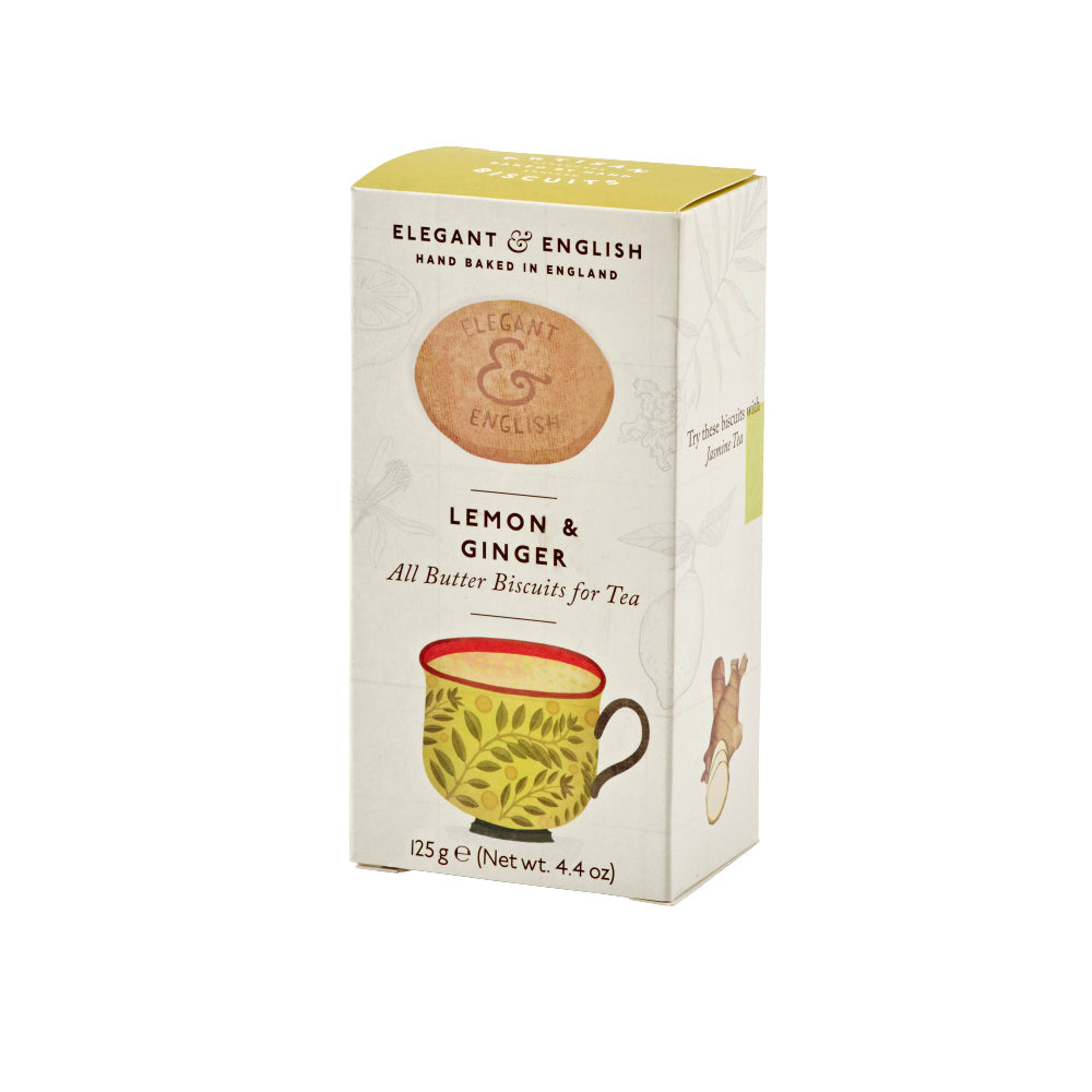 Artisan Biscuits Elegant & English Lemon & Ginger Biscuits (125g) Artisan Biscuits