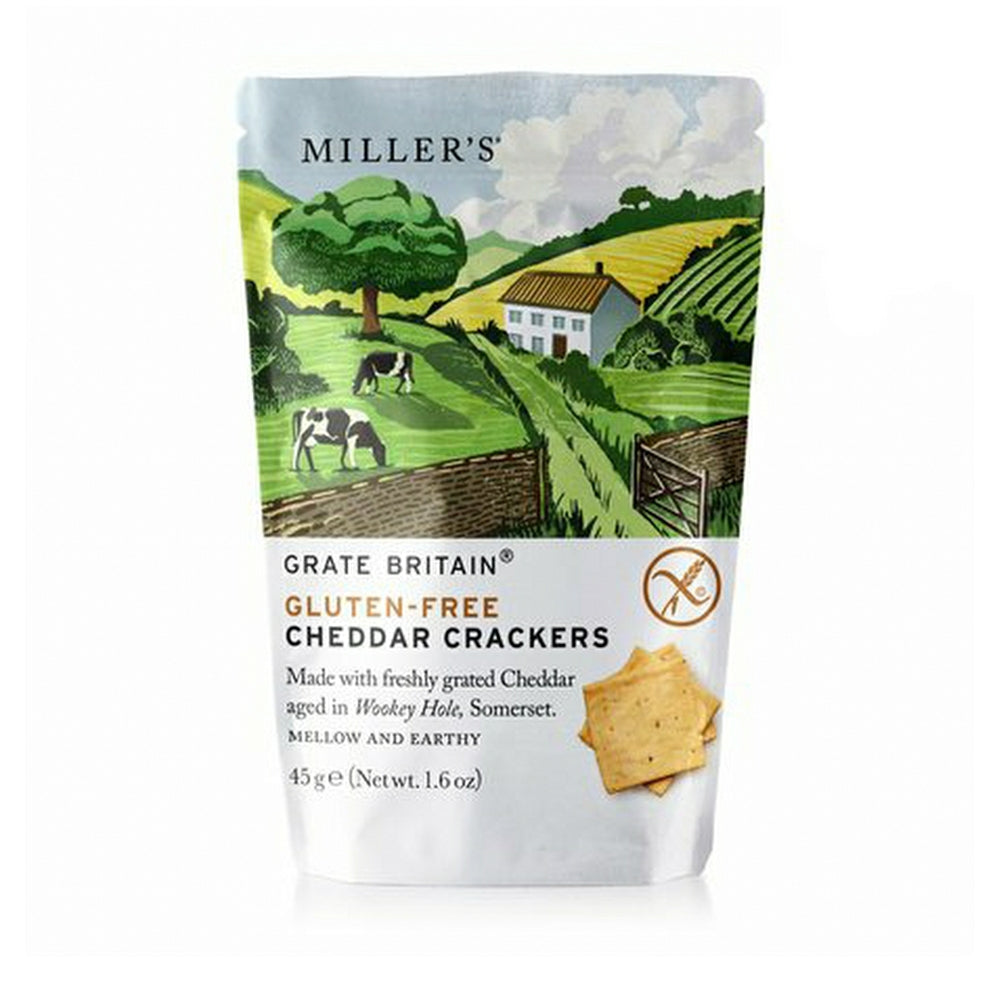 Artisan Biscuits Grate Britain Gluten-Free Cheddar Crackers (45g) Artisan Biscuits