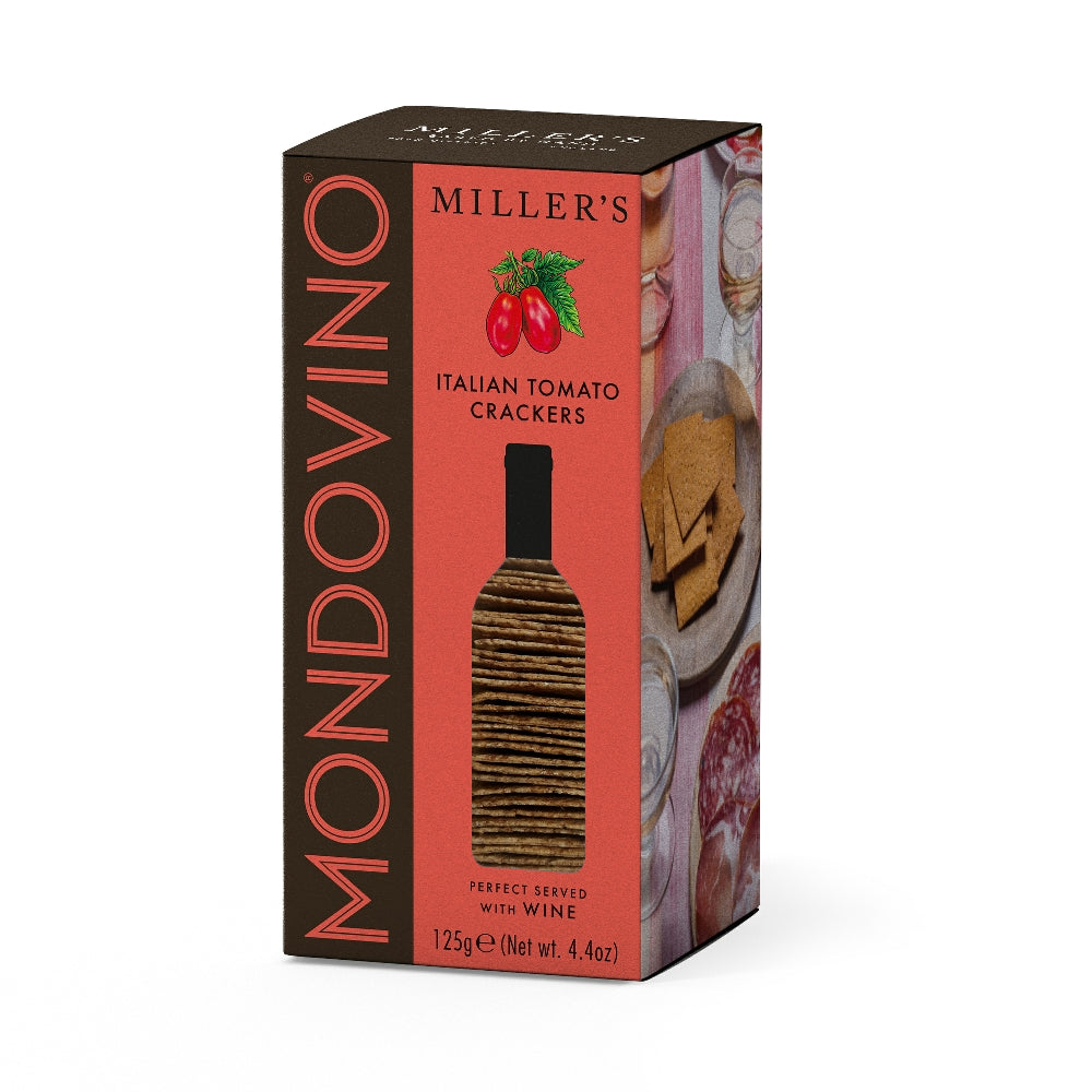 Artisan Biscuits Miller's Mondovino Italian Tomato Crackers (125g) Artisan Biscuits