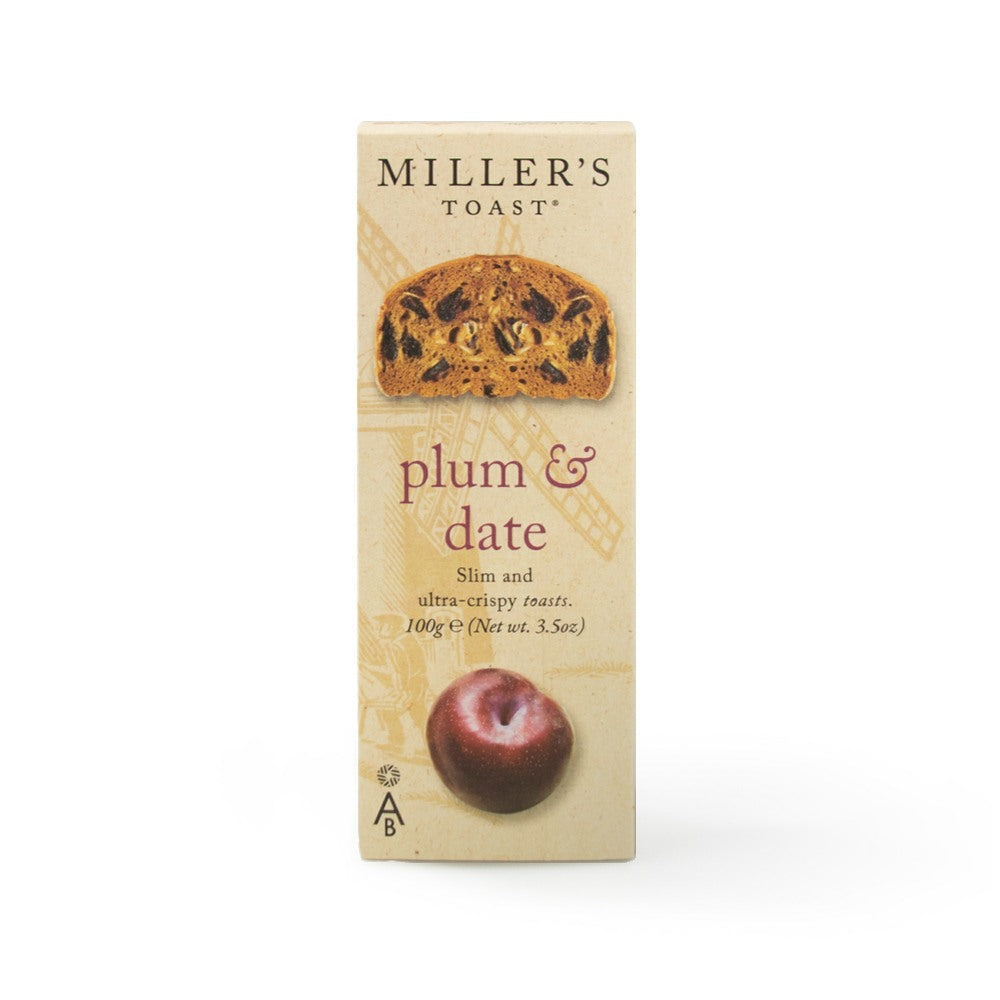 Artisan Biscuits Miller's Toast Plum & Date (100g) Artisan Biscuits