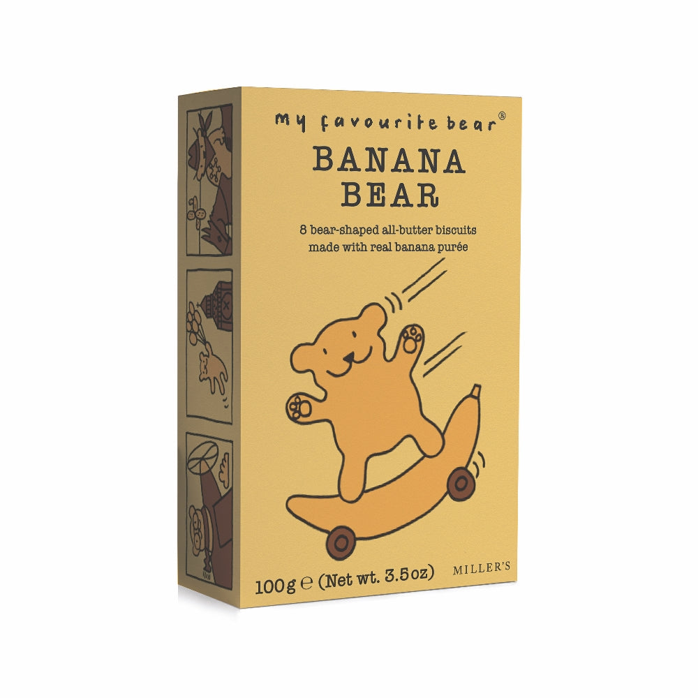 Artisan Biscuits My Favourite Bear Banana Bear Biscuits (100g) Artisan Biscuits