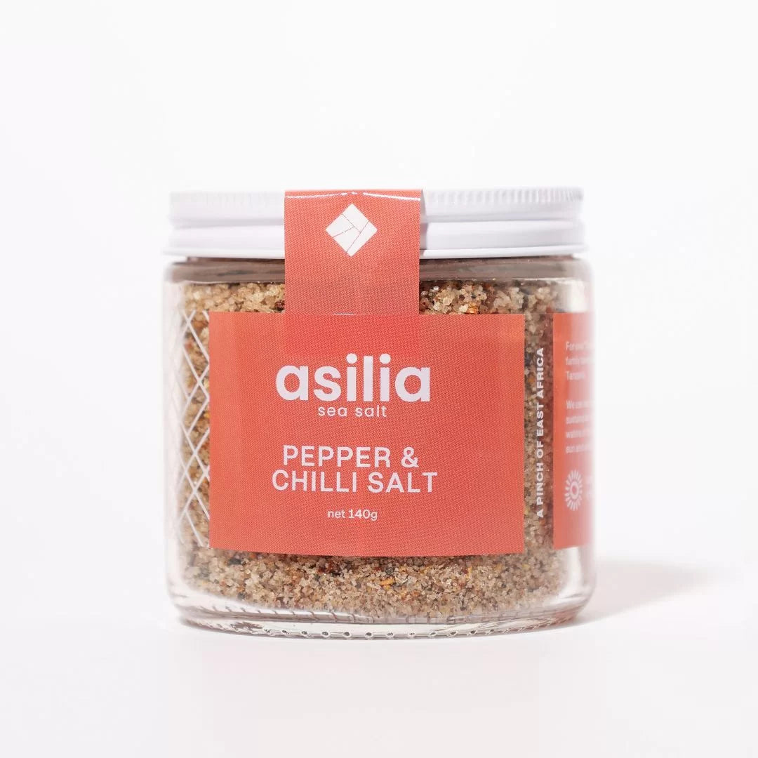 Asilia Sea Salt Pepper & Chilli Salt (140g) Asilia Sea Salt