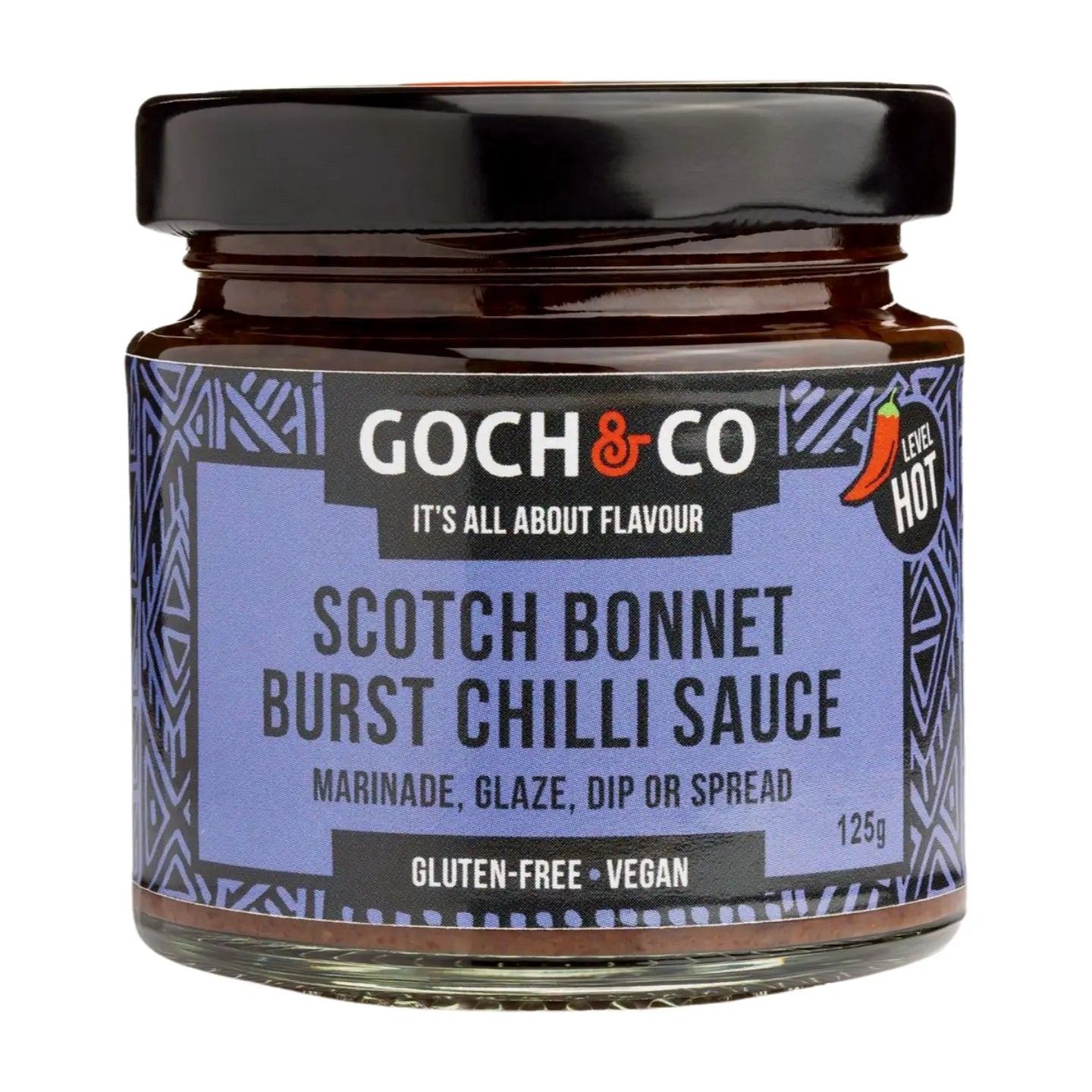 Goch & Co Scotch Bonnet Burst Chilli Sauce (125g) Goch & Co