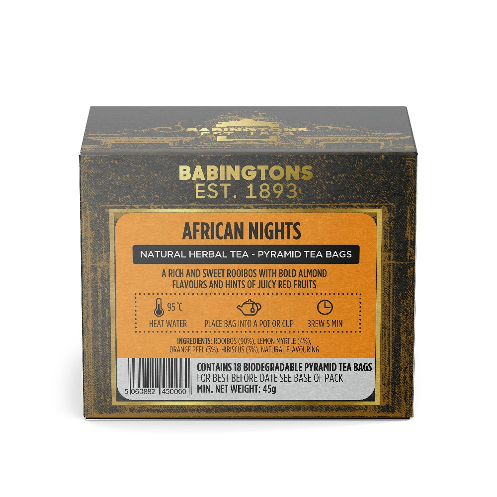Babingtons Blends African Nights Tea (18 Pyramids) Babingtons Blends
