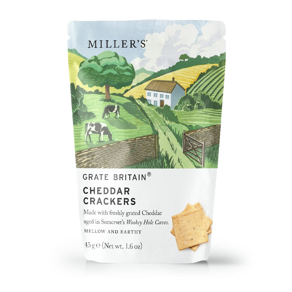 Artisan Biscuits Grate Britain Cheddar Crackers (45g) Artisan Biscuits