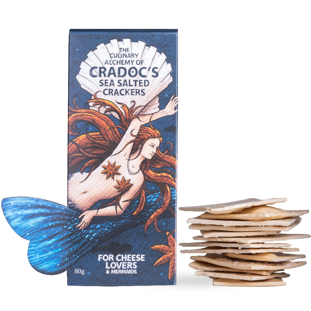 Cradoc's Sea Salted Crackers (80g) Cradoc's