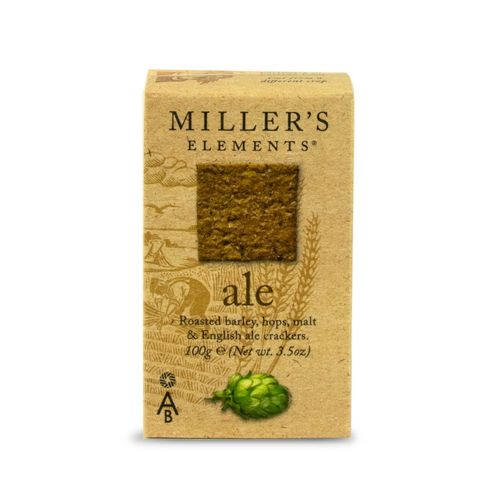 Artisan Biscuits Miller's Elements Ale Crackers (100g) Artisan Biscuits