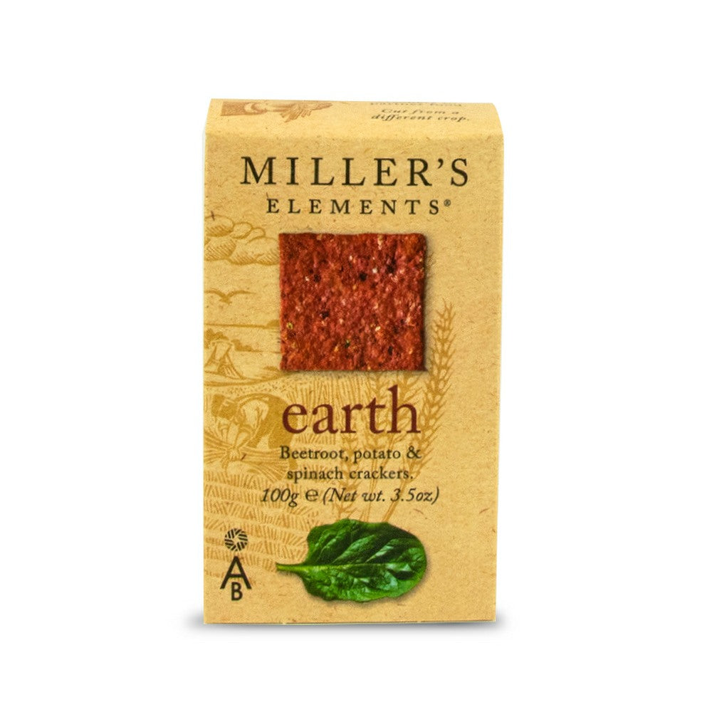 Artisan Biscuits Miller's Elements Earth Crackers (100g) Artisan Biscuits