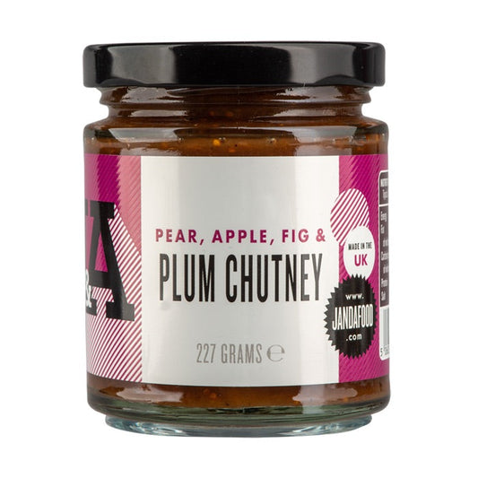 J&A Pear, Apple, Fig & Plum Chutney (227g) J&A