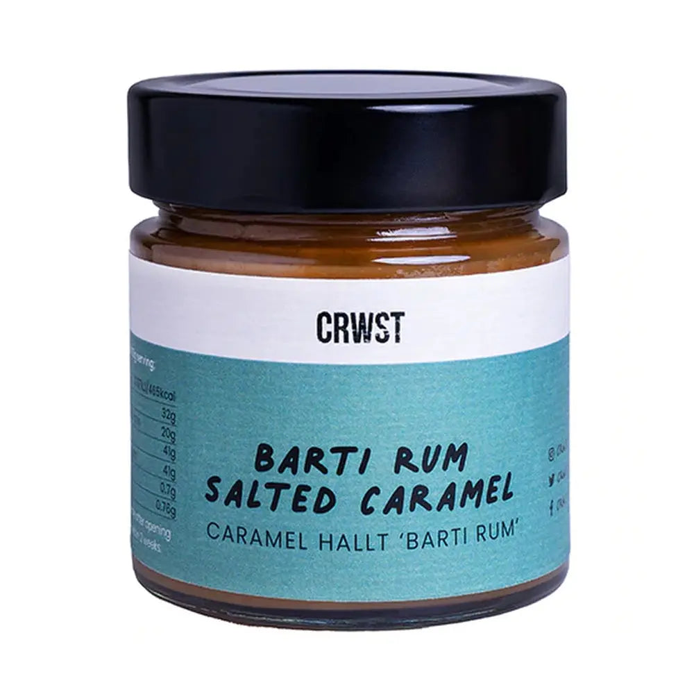 Crwst Barti Rum Salted Caramel (210g) Crwst