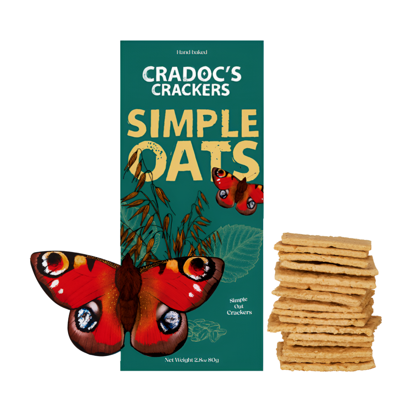 Cradoc's Simple Oats Crackers (80g) Cradoc's